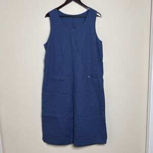 Sleeveless Blue Dress